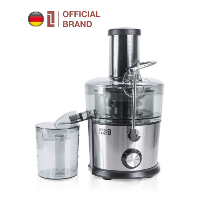 Máy ép trái cây rau củ LEBENLANG công suất cực mạnh 800W, dung tích lớn 1100ml, model LBEJ3468 - hàng chính hãng