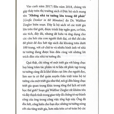 Những Nhà Tư Tưởng Lớn - Adorno Trong 60 Phút - Vanlangbooks