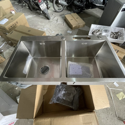 CHẬU RỬA INOX KAFF KF-HMS8245 - Hàng Chính Hãng