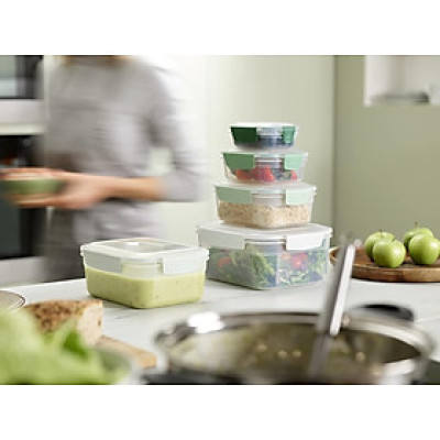 Bộ 5 hộp đựng thực phẩm Joseph Joseph 81127 Nest Lock (Editions Sage) Hàng chính hãng