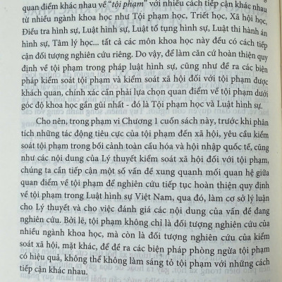 Lý Thuyết Kiểm Soát Xã Hội Đối Với Tội Phạm Và Ứng Dụng Ở Việt Nam