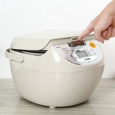 Nồi Cơm Điện Tử Tiger JBV-S10W - 1L - Hàng Chính Hãng