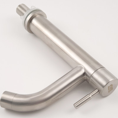 Vòi lavabo lạnh Inox SUS 304 Eurolife EL-LL123