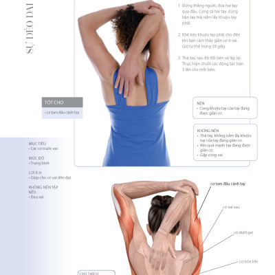 70 Bài Tập Cải Thiện Vóc Dáng Tăng Sự Dẻo Dai (Bản in màu)