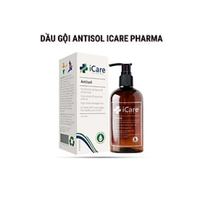 Combo 2 Chai Dầu Gội Sạch Gàu Antisol | Thương Hiệu iCare Pharma | Làm Sạch Gàu Nấm Ngứa Da Đầu, Tặng mặt nạ ngẫu nhiên