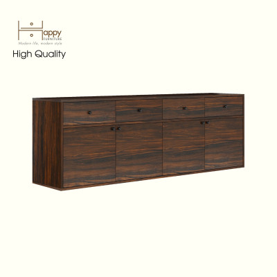 HAPPY FURNITURE , ZACY - Kệ TV 4 cửa mở 4 ngăn kéo, KTV_061 , 180cm x 40cm x 62cm DxRxC, Sản phẩm phổ thông
