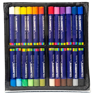 Hộp 24 Bút Sáp Màu Dầu - Colormate 113219