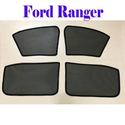 Bộ rèm chắn nắng vải lưới dành cho FORD RANGER 2016-2021 có gắn nam châm hút