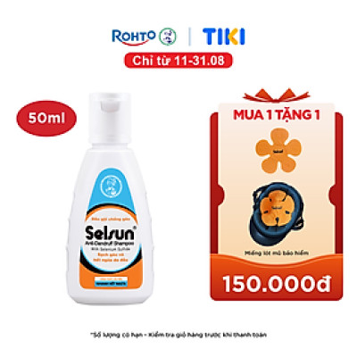 Dầu gội Selsun chống gàu, sạch gàu & hết ngứa da đầu Selsun Anti-Dandruff Shampoo 50ml