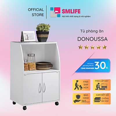 Tủ đựng đồ phòng ăn bằng gỗ công nghiệp MDF SMLIFE Donoussa