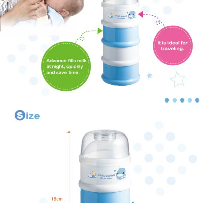 HỘP CHIA SỮA BỘT CHO BÉ 4 NGĂN KUKU - KU5305