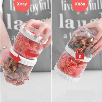 Bộ 6 hộp bảo quản interlock Lock&Lock INL303S010