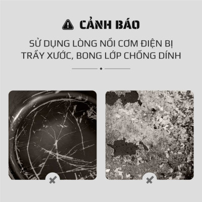 Nồi Cơm Điện Sứ Dưỡng Sinh Mishio MK365 lòng sứ nguyên chất 0.8L không chứa chất chống dính - Hàng chính hãng