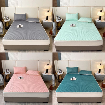 Chiếu Điều Hòa Cao Su Non Latex hàng thái nhập khẩu siêu mát mùa hè tặng kèm 2 vỏ gối