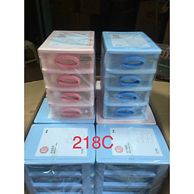 Hộp nhựa 4 ngăn đựng đồ đa năng( đựng thuốc)_màu ngẫu nhiên_AVN02211