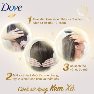 Dầu Gội Dove Hỗ Trợ Phục Hồi Tóc Hư Tổn 640g