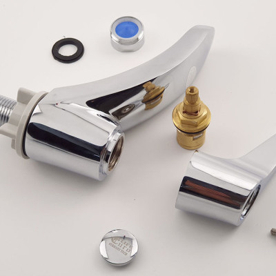 Vòi Lavabo lạnh Eurolife EL-114 (Trắng bạc)