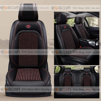 Áo trùm lót bọc ghế da xe ô tô Toyota Corolla Cross da hạt gỗ tự nhiên CAO CẤP