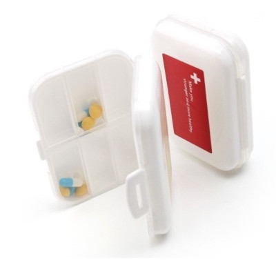 Hộp Đựng Thuốc Trong Suốt Chia Nhiều Ngăn Tiện Dụng Mang Đi Du Lịch, Nhỏ Gọn, Tiện Dụng, Nhựa An Toàn. TakyHome 7123