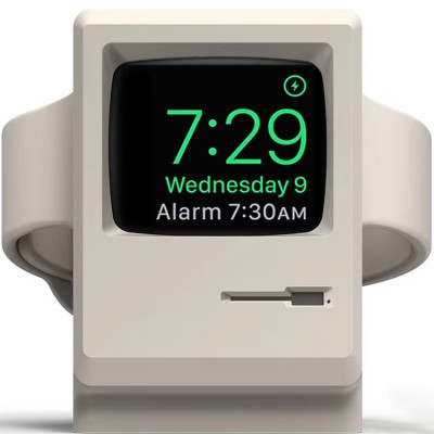 Giá Đỡ dành cho Dock Sạc Apple Watch Hình Máy Tính Chống Đứt Gãy Dây- Hàng Chính Hãng