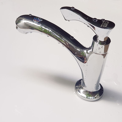 Vòi lavabo lạnh Eurolife EL-115 (Trắng bạc)