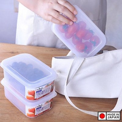 Hộp đựng thực phẩm 2 lớp Nakaya 600ml - Hàng nội địa Nhật Bản nhập khẩu chính hãng