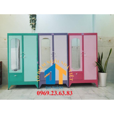 Tủ sắt quần áo giá rẻ ngang 0.9m cao 1m8
