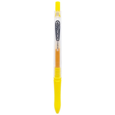 Bút Gel Zebra Kokoro 0.5mm - Zebra KOKORO-YL - Mực Vàng
