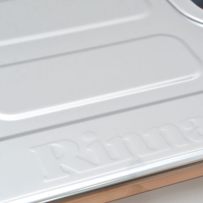 Bếp Gas Dương Rinnai RV-370(SM)N - Bạc Inox - Hàng Chính Hãng