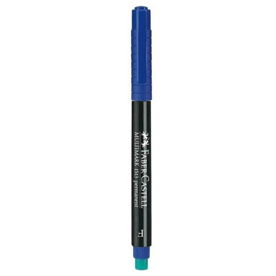 Bút Lông Dầu Faber-Castell Multimark 1513 F-0.6mm - Mực Xanh