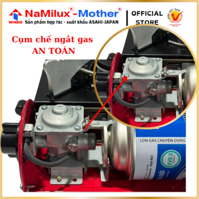 Bếp Gas NaMilux NA-1711PF│Nhỏ - Gọn Tiết Kiệm Diện Tích│Hàng Chính Hãng 100%