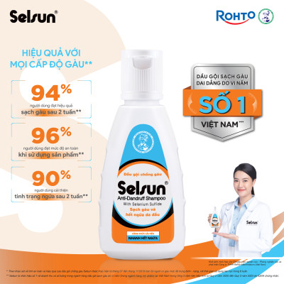 Dầu gội Selsun chống gàu, sạch gàu & hết ngứa da đầu Selsun Anti-Dandruff Shampoo 50ml