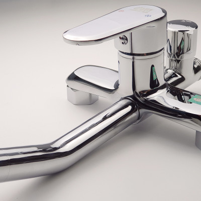 Cây sen nóng lạnh Đồng mạ Chrome Eurolife EL-S923 (Trắng bạc)