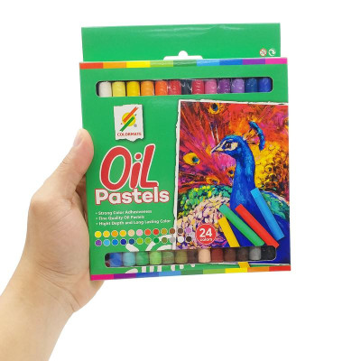 Hộp 24 Bút Sáp Màu Dầu - Colormate 113219