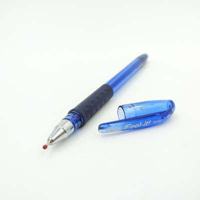 Bút Bi Nắp Đậy Pentel 0.7 BX487 - Xanh dương