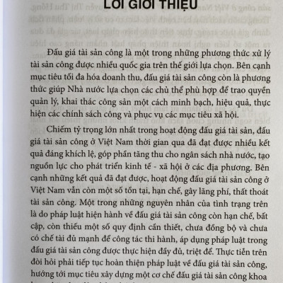 Pháp luật về đấu giá tài sản công ở Việt Nam hiện nay