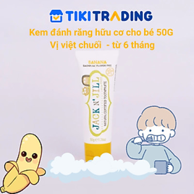 Kem đánh răng hữu cơ cho bé Jack N