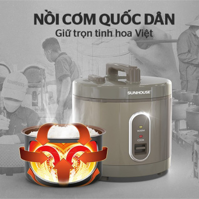 Nồi Cơm Điện 1.8L SUNHOUSE SHD8631 - Hàng Chính Hãng