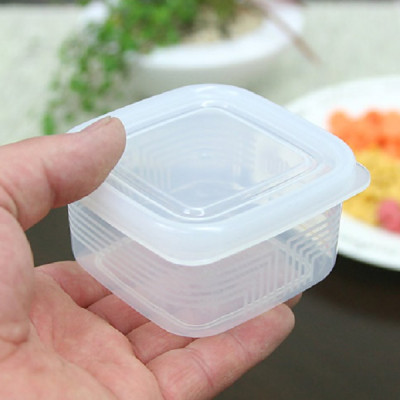 Combo 03 Set hộp nhựa Nakaya 200ml bảo quản thức ăn trong rủ lạnh, có nắp mềm - Nội địa Nhât (03 hộp/Set)