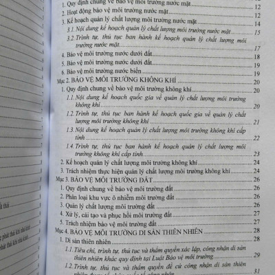 Sách Quy Định Chi Tiết Thi Hành Luật Bảo Vệ Môi Trường – Quản Lý Chất Thải và Kiểm Soát Các Chất Ô Nhiễm - V2560T