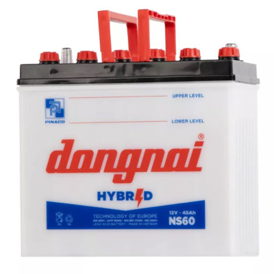 Ắc quy  Hybrid NS60 | 12V - 45Ah ( tặng acid châm bình )