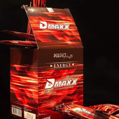 DMAXX thức uống bổ sung vitamin năng lượng không đường DAMODE 17 gói dùng thử màu đỏ