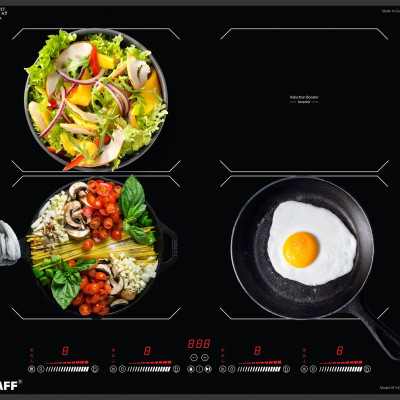 Bếp Từ Đa Điểm 4 Vùng Nấu Kaff KF-HGEM919 - Hàng Chính Hãng