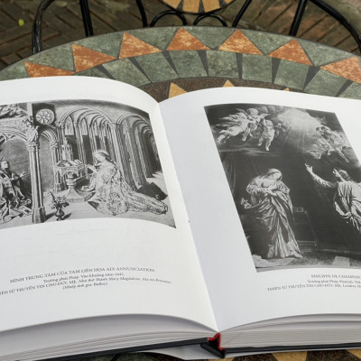 (Bìa cứng in màu) CÁC TÁC PHẨM MỸ THUẬT VỀ ĐỨC MẸ MARIA – Henri Ghéon - Truongphuongbooks