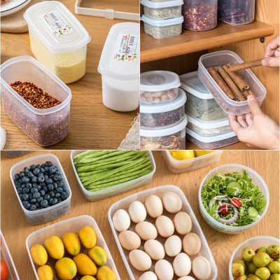 Bộ 03 Hộp thực phẩm Nakaya 1300ml hàng nội địa Nhật Bản K.156#