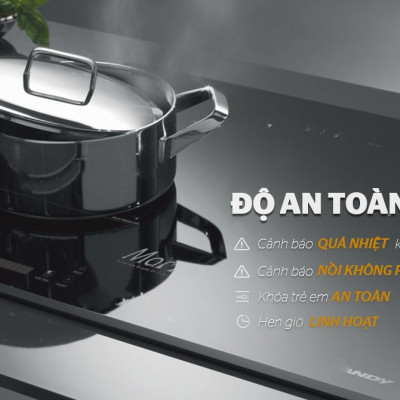 Bếp đôi điện từ Sunhouse Mama MMB9201DIH, Công suất 4000W, Mặt kính cường lực siêu bền, Điều khiển cảm ứng, Nhập khẩu nguyên chiếc từ Thái Lan, Hàng chính hãng - Bảo hành 3 năm tại nhà