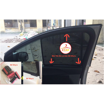 Rèm che nắng xe Nissan Almera 2021 - 2022 có hút nam châm cao cấp, vừa khít