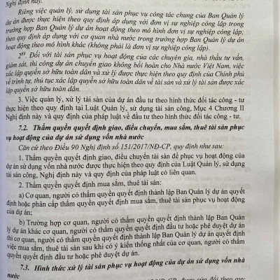 Chỉ Dẫn Áp Dụng Luật Quản Lý, Sử Dụng Tài Sản Công ( sửa đổi, bổ sung ) Năm 2024 - Chế  Độ Quản Lý, Sử Dụng Tài Sản Công Tại Cơ Quan, Tổ Chức, Đơn Vị