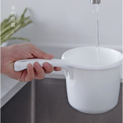 Combo 01 Xô nhựa đựng nước Yamada + 01 Gáo nhựa múc nước Inomata 1300ml - Hàng nội địa Nhật Bản