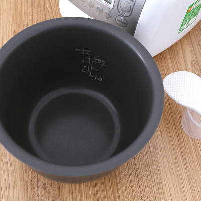 Nồi cơm điện tử Toshiba RC-10NMFVN(WT) - 1.0L - Xuất xứ Thái Lan - Lòng nồi dày 4mm, 2 lớp chống dính trong và ngoài - Chế độ nấu tự động đa dạng - Hàng chính hãng, bảo hành 12 tháng, chất lượng Nhật Bản